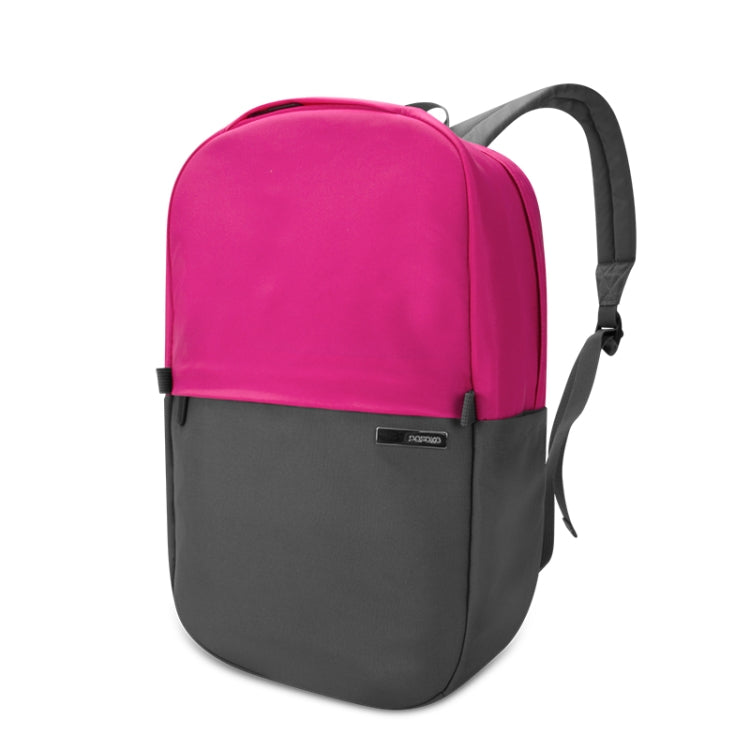 POFOKO XY Series 13.3 inch Fashion Color Matching Multi-functional Backpack Computer Bag, Size: S (Rose Red) by POFOKO