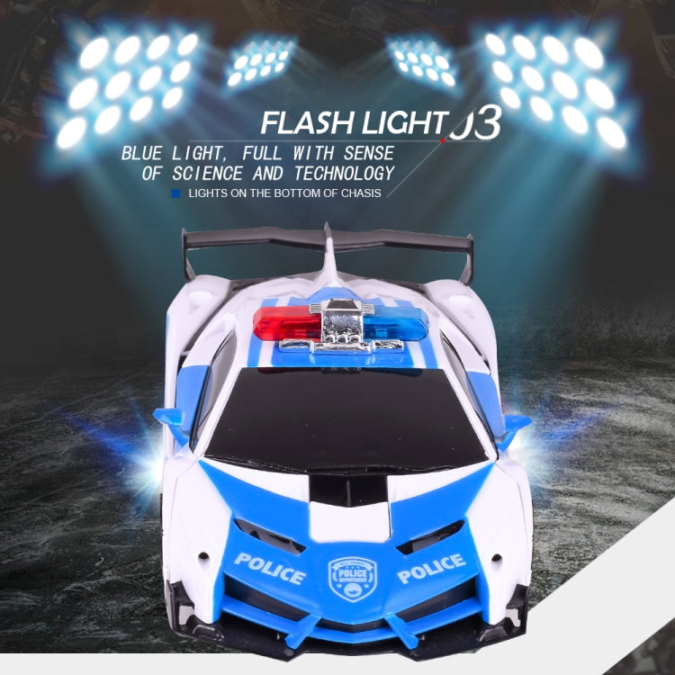 1023 4 Channels Remotely Deformed Car Police Model Car Toy Car by bashfashion