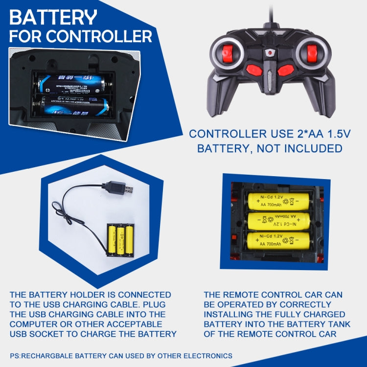 1023 4 Channels Remotely Deformed Car Police Model Car Toy Car by bashfashion