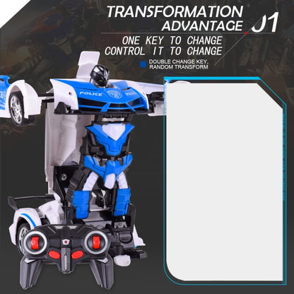 1023 4 Channels Remotely Deformed Car Police Model Car Toy Car by bashfashion