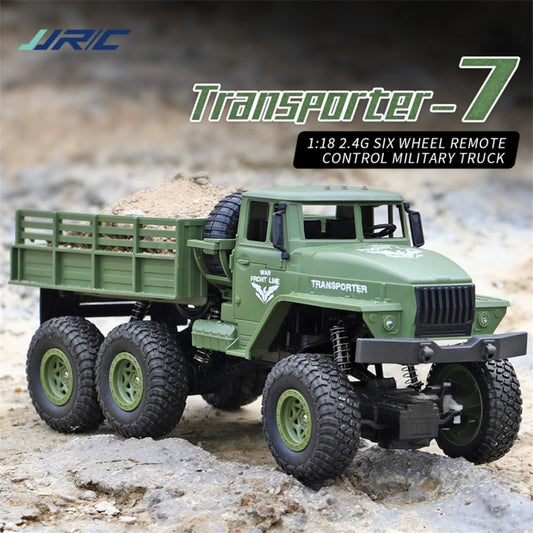 JJR/C 1:18 2.4Ghz 4 Channel Remote Control Dongfeng 7 Six-wheeled Armor Truck Vehicle Toy(Green) by JJR/C
