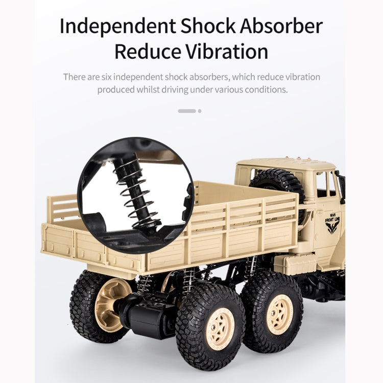 JJR/C 1:18 2.4Ghz 4 Channel Remote Control Dongfeng 7 Six-wheeled Armor Truck Vehicle Toy(Green) by JJR/C