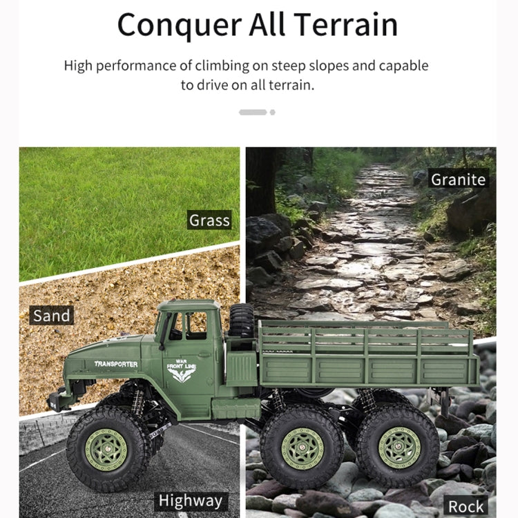 JJR/C 1:18 2.4Ghz 4 Channel Remote Control Dongfeng 8 Six-wheeled Armor Truck Vehicle Toy(Green) by JJR/C