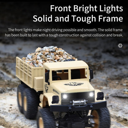 JJR/C 1:18 2.4Ghz 4 Channel Remote Control Dongfeng 8 Six-wheeled Armor Truck Vehicle Toy(Green) by JJR/C