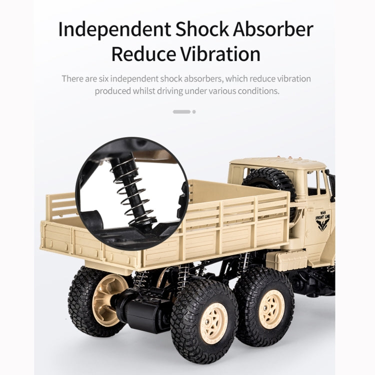 JJR/C 1:18 2.4Ghz 4 Channel Remote Control Dongfeng 8 Six-wheeled Armor Truck Vehicle Toy(Green) by JJR/C