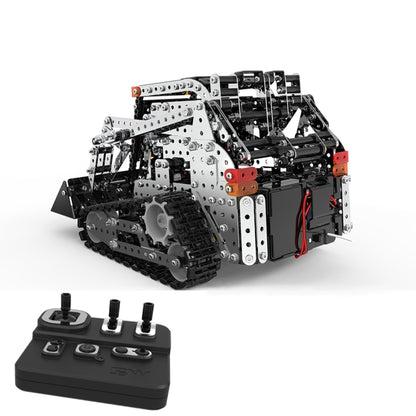 MoFun SW(RC)-008 2.4G Wireless Remote Control 10-channel Caterpillar Forklift Children DIY Stainless Steel Assembled Toy by MoFun