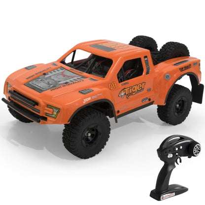 FY-08 Brushless Version 2.4G Remote Control Off-road Vehicle 1:12 Four-wheel Drive Short Truck High-speed Remote Control Car, EU Plug (Orange) by bashfashion