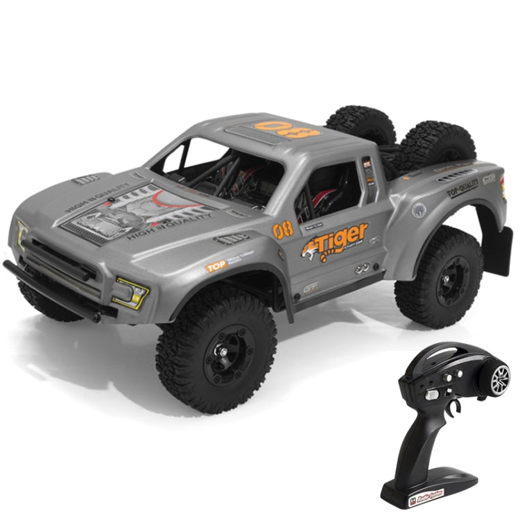 FY-08 Brushless Version 2.4G Remote Control Off-road Vehicle 1:12 Four-wheel Drive Short Truck High-speed Remote Control Car, EU Plug (Grey) by bashfashion