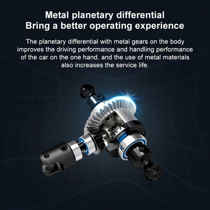 FY-08 Brushless Version 2.4G Remote Control Off-road Vehicle 1:12 Four-wheel Drive Short Truck High-speed Remote Control Car, EU Plug (Grey) by bashfashion