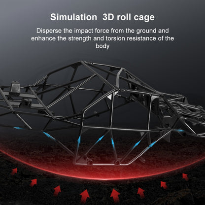 FY-08 Brushless Version 2.4G Remote Control Off-road Vehicle 1:12 Four-wheel Drive Short Truck High-speed Remote Control Car, EU Plug (Blue) by bashfashion