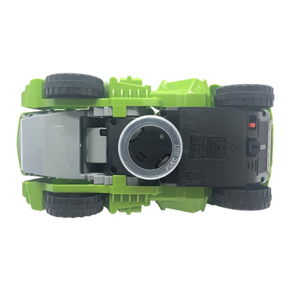 HG-882 Electric Dinosaur Deformation Car Toy Universal Light Music Toy (Green) by bashfashion