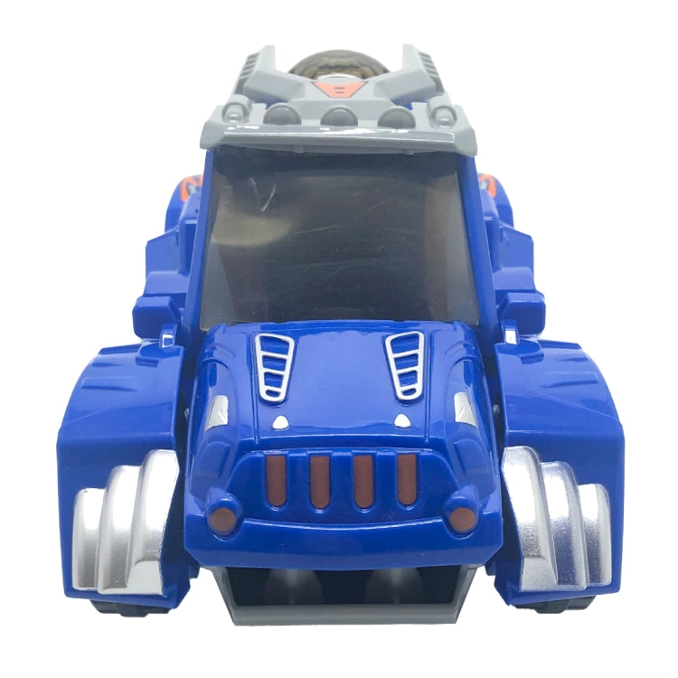 HG-882 Electric Dinosaur Deformation Car Toy Universal Light Music Toy (Blue) by bashfashion