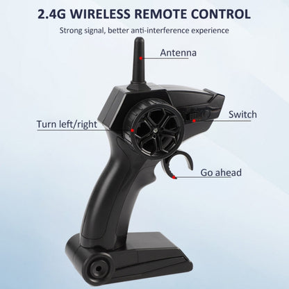 2.4G Children Rc Boat Remote Control Toy(Black) by bashfashion