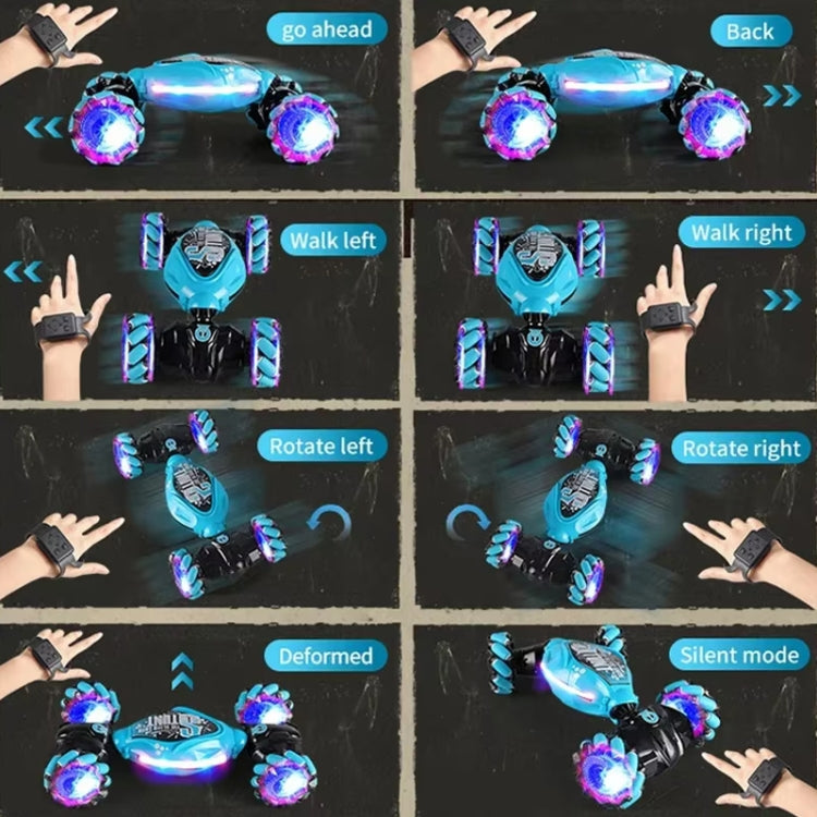 YDJ-D876 Gesture Sensing RC Stunt Car (Grey) by bashfashion