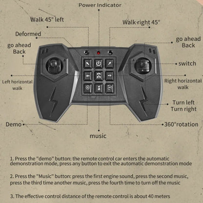 YDJ-D876 Gesture Sensing RC Stunt Car (Red) by bashfashion