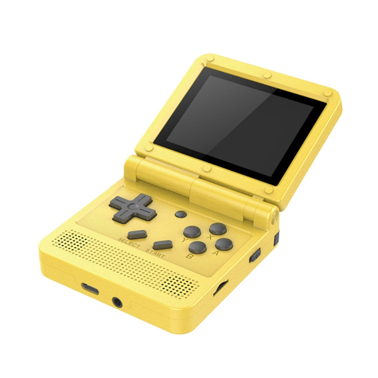 Powkiddy V90 3.0 inch IPS Screen 64-bit Retro Handheld Game Console with 16GB Memory (Yellow) by bashfashion
