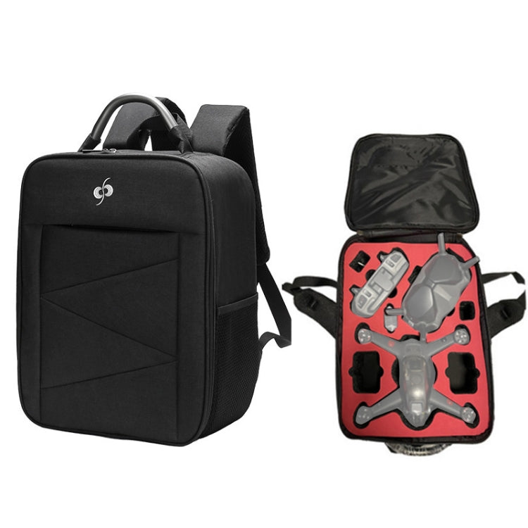 For DJI FPV Combo Backpack Storage Box Shockproof Wear-resistant Splash-proof Nylon Cloth Bag Handbag by bashfashion