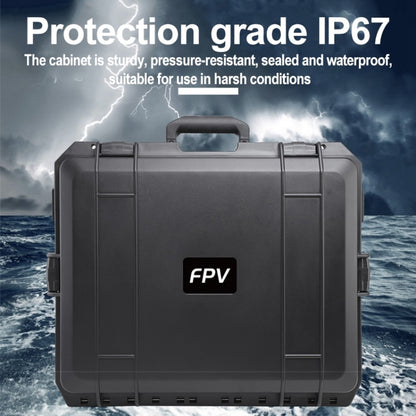 For DJI FPV Waterproof Explosion-proof Suitcase Portable Storage Box Case Travel Carrying Bag, No Disassembly Propeller by bashfashion