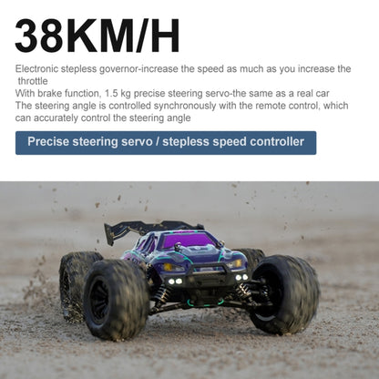 SCY-16101 2.4G 1:16 Electric 4WD RC Monster Truck Coupe Car Toy (Blue) by bashfashion