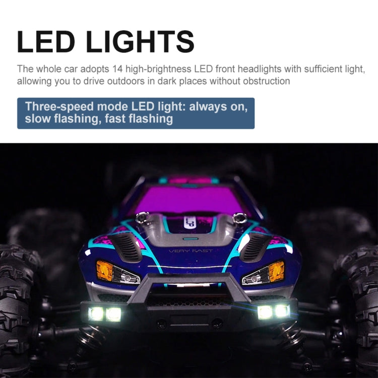 SCY-16101 2.4G 1:16 Electric 4WD RC Monster Truck Coupe Car Toy (Blue) by bashfashion