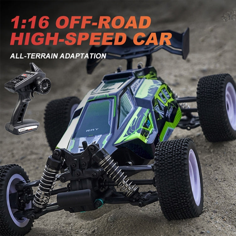 SCY-16201 2.4G 1:16 Electric 4WD RC Racing Off-road Vehicle Car Toy (Green) by bashfashion
