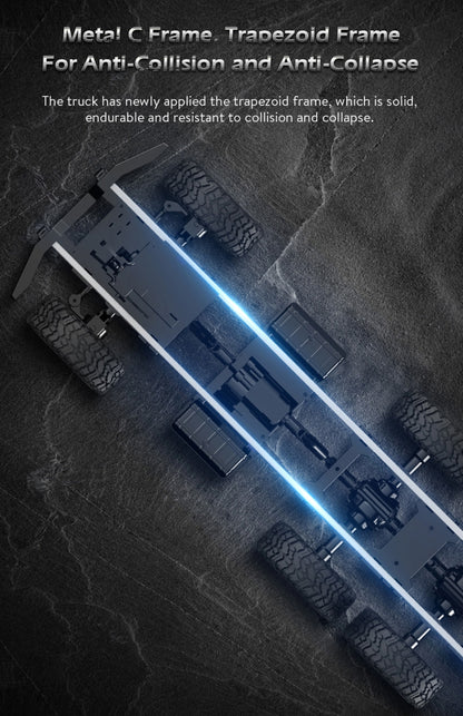 JJR/C Q60 Transporter-1 Full Body 1:16 Mini 2.4GHz RC 6WD Tracked Off-Road Military Truck Car Toy(Army Green) by JJR/C