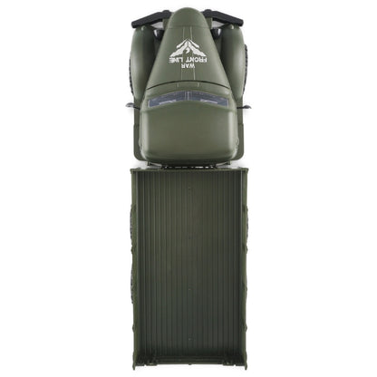 JJR/C Q60 Transporter-1 Full Body 1:16 Mini 2.4GHz RC 6WD Tracked Off-Road Military Truck Car Toy(Army Green) by JJR/C