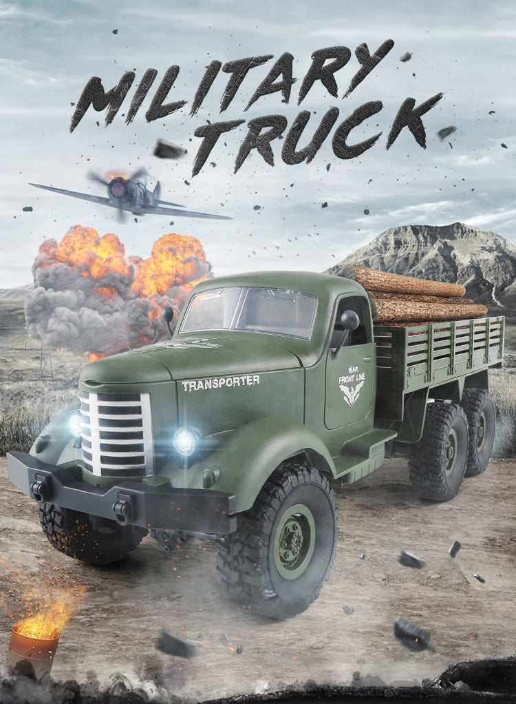 JJR/C Q60 Transporter-1 Full Body 1:16 Mini 2.4GHz RC 6WD Tracked Off-Road Military Truck Car Toy(Army Green) by JJR/C