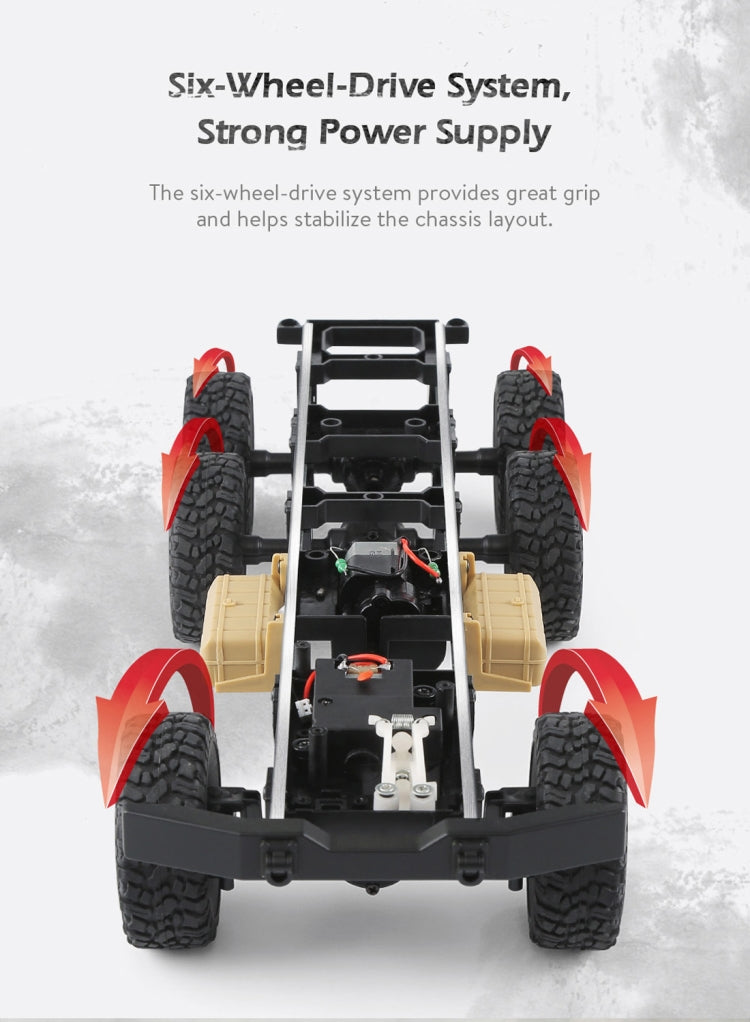 JJR/C Q60 Transporter-1 Full Body 1:16 Mini 2.4GHz RC 6WD Tracked Off-Road Military Truck Car Toy(Army Green) by JJR/C