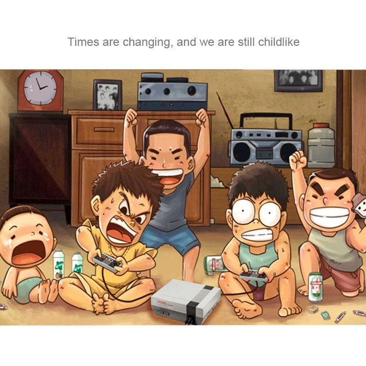 Retro Classic TV Mini Game Console, Built-in 620 Games, EU Plug by bashfashion