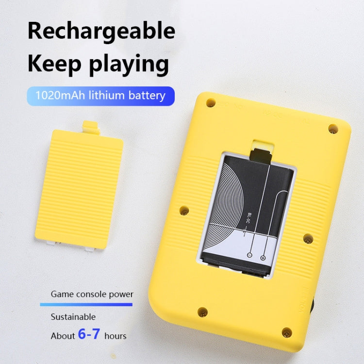 MK500 Macaron Mini Retro Classic Handheld Game Console for Kids Built-in 500 Games, Support AV Output(Grey) by bashfashion