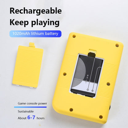 MK500 Macaron Mini Retro Classic Handheld Game Console for Kids Built-in 500 Games, Support AV Output(Grey) by bashfashion