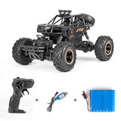 HD6241 1:16 Mountain-climbing Four-wheel Children Remote-controlled Off-road Vehicle Toy(Black) by bashfashion