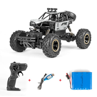 HD6241 1:16 Mountain-climbing Four-wheel Children Remote-controlled Off-road Vehicle Toy(Silver) by bashfashion