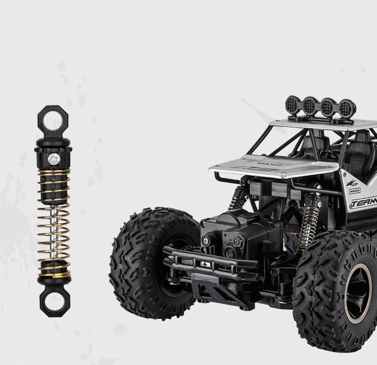 HD6141 1:16 Mountain-climbing Four-wheel Children Remote-controlled Off-road Vehicle Toy(Black) by bashfashion