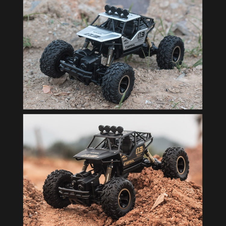 HD6141 1:16 Mountain-climbing Four-wheel Children Remote-controlled Off-road Vehicle Toy(Black) by bashfashion