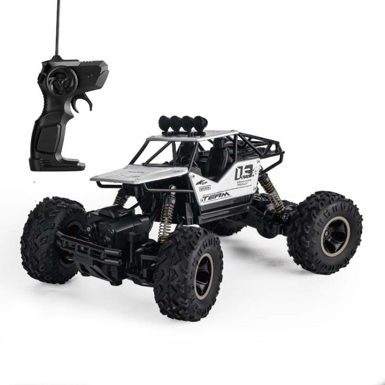 HD6141 1:16 Mountain-climbing Four-wheel Children Remote-controlled Off-road Vehicle Toy(Silver) by bashfashion