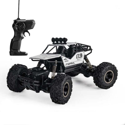HD6141 1:16 Mountain-climbing Four-wheel Children Remote-controlled Off-road Vehicle Toy(Silver) by bashfashion