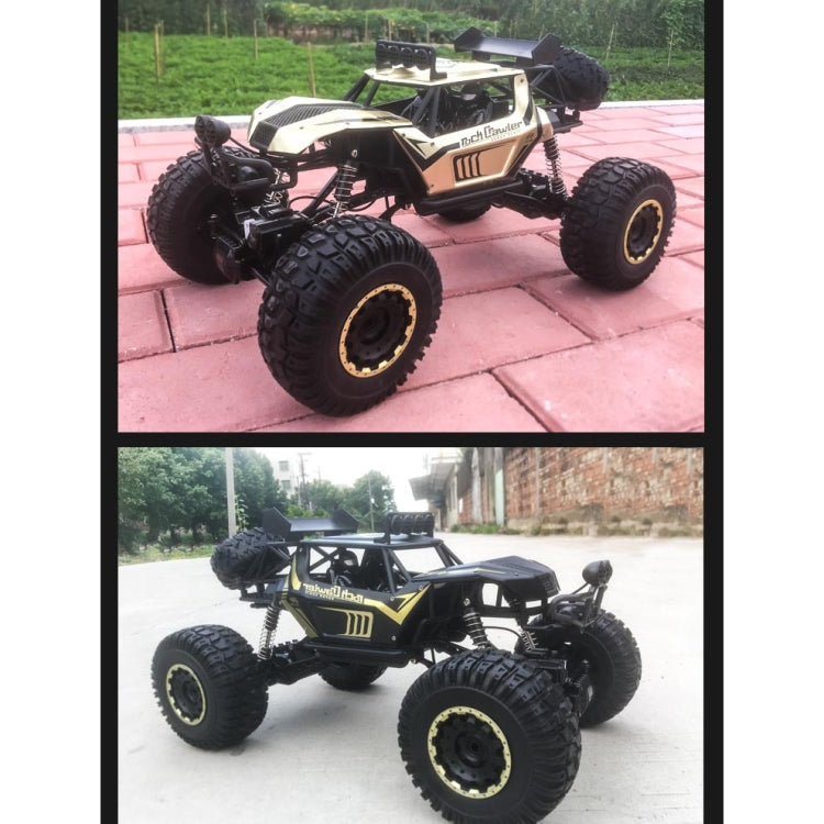 HD609 1:8 Oversized Alloy Climbing Car Off-road Remote Control Vehicle Toy(Black) by bashfashion