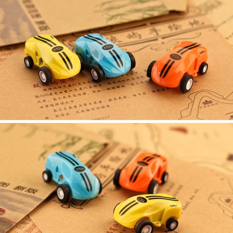 S618 360 Degree Rotary Mini High Speed Laser Pocket Car Racing Model Vehicle Toy(Yellow) by bashfashion
