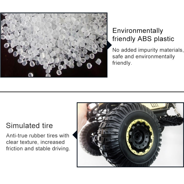 1:8 Alloy Remote Control Climbing Car Off-road Vehicle Toy (Black) by bashfashion