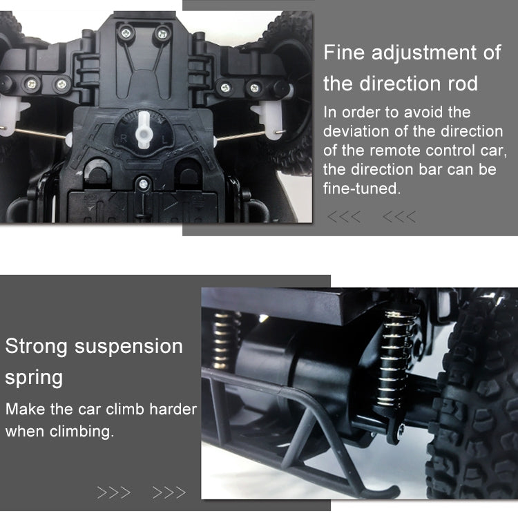 608 2.4GHz High-speed Electric Remote Control Car Off-road Vehicle Toy(Red) by bashfashion