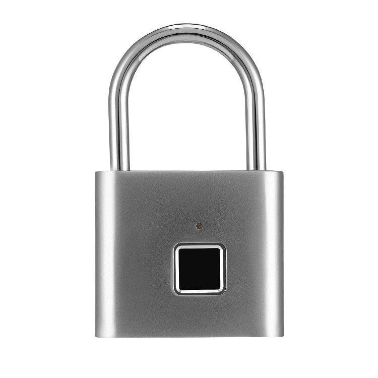 Stainless Steel Automatic Intelligent Fingerprint Padlock Electronic Lock, 10 Fingerprint Edition(Silver) by bashfashion