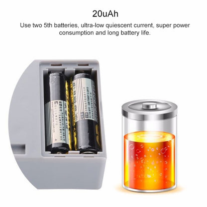 T3 ABS Magnetic Card Induction Lock Invisible Single Open Cabinet Door Lock(Grey) by bashfashion