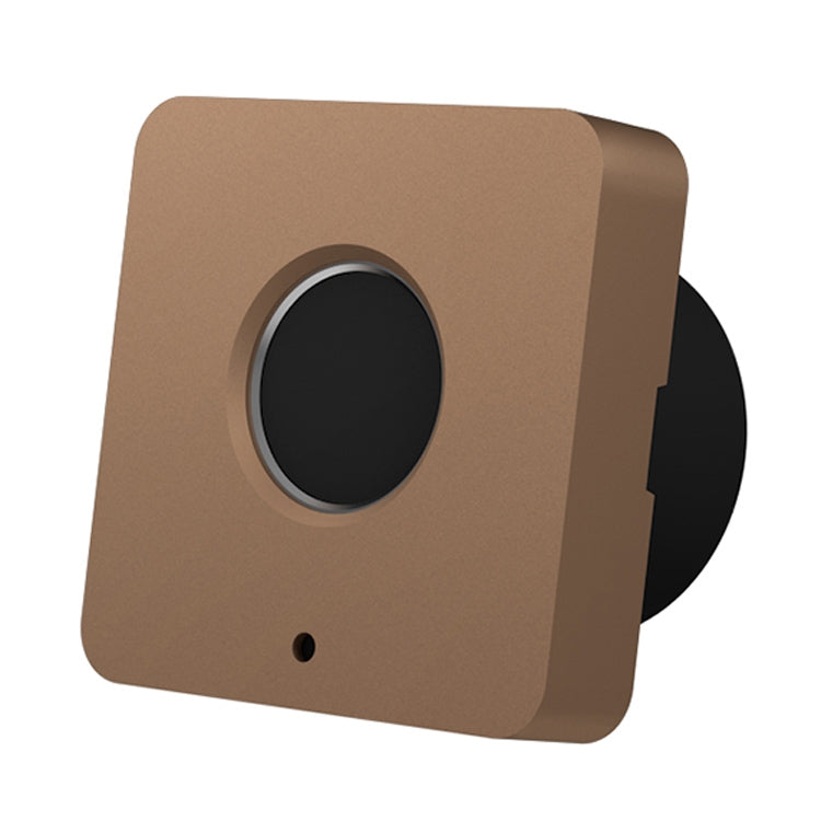 T5 Square Version Aluminum Alloy Panel Fingerprint Drawer Lock(Pink) by bashfashion