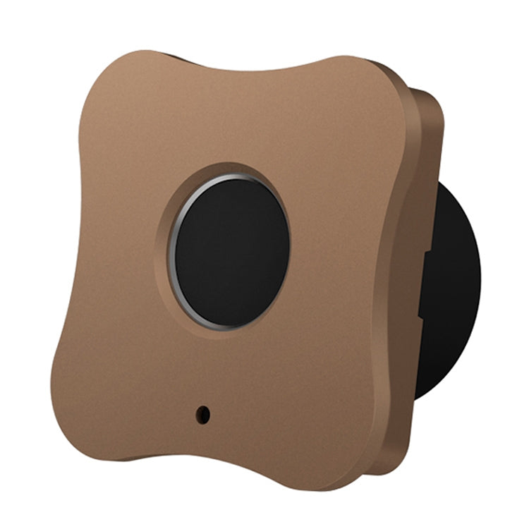 T5 Flower Version Aluminum Alloy Panel Fingerprint Drawer Lock(Pink) by bashfashion