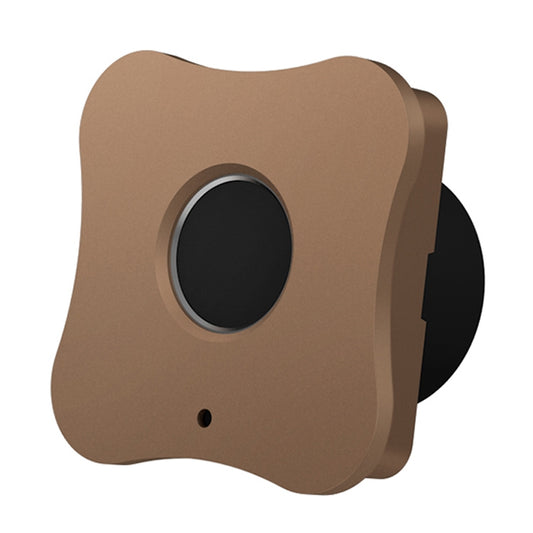 T5 Flower Version Aluminum Alloy Panel Fingerprint Drawer Lock(Pink) by bashfashion