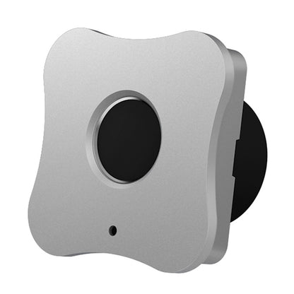 T5 Flower Version Aluminum Alloy Panel Fingerprint Drawer Lock(Silver) by bashfashion