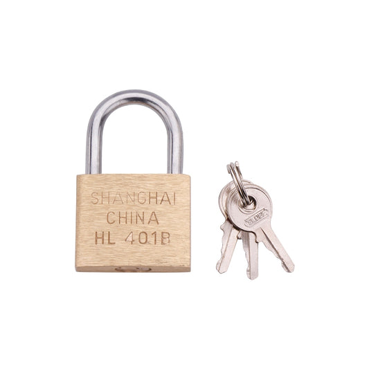 Copper Padlock Small Lock, Style: Short Lock Beam, 20mm Not Open by bashfashion