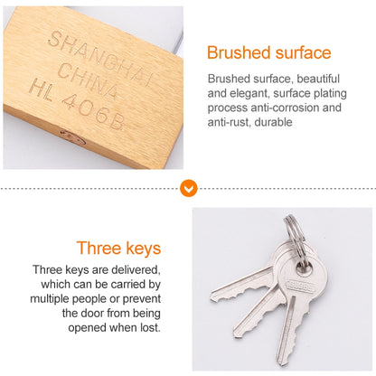 Copper Padlock Small Lock, Style: Short Lock Beam, 20mm Open by bashfashion